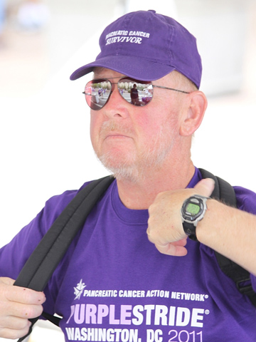 Pancreatic cancer survivor Bill Shrieves