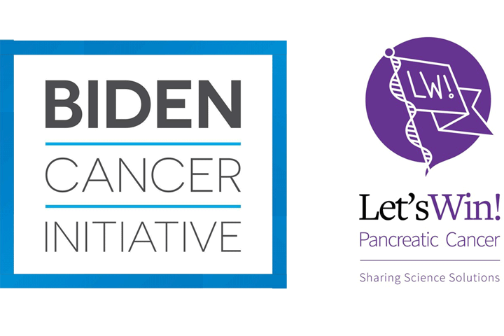 Biden Cancer Initiative logo and Let's Win logo