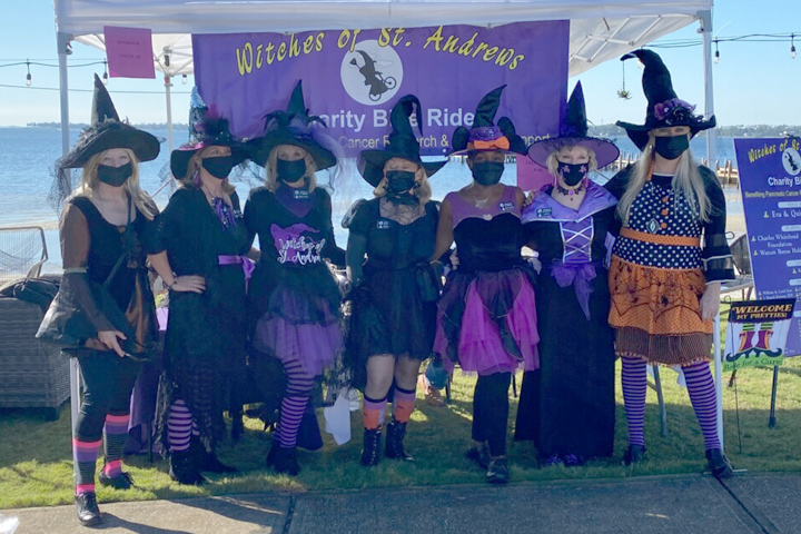 2020 Witches of St. Andrews charity bicycle ride