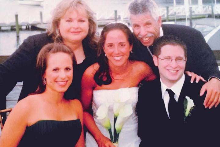 Pancreatic cancer survivor Howard Ebert and his family
