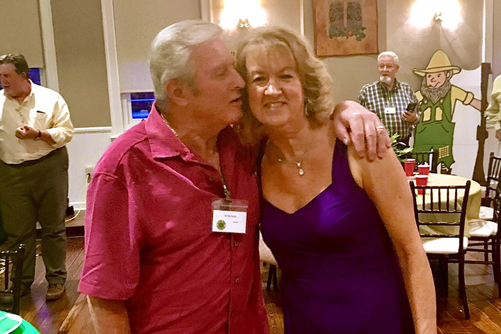 long-term survivor Janet McNabb and her husband Bill