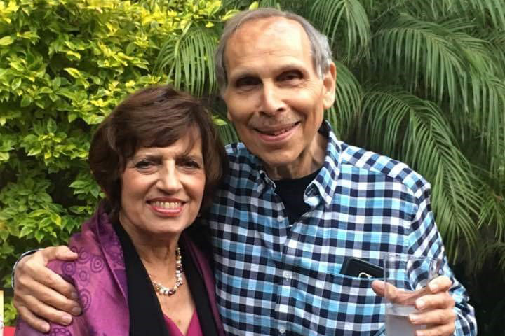 Pancreatic cancer survivor Joel Weiss and his wife Debrah
