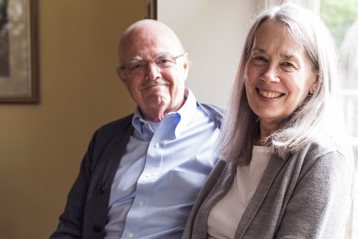 pancreatic cancer survivor Miggie Olsson and her husband Tom