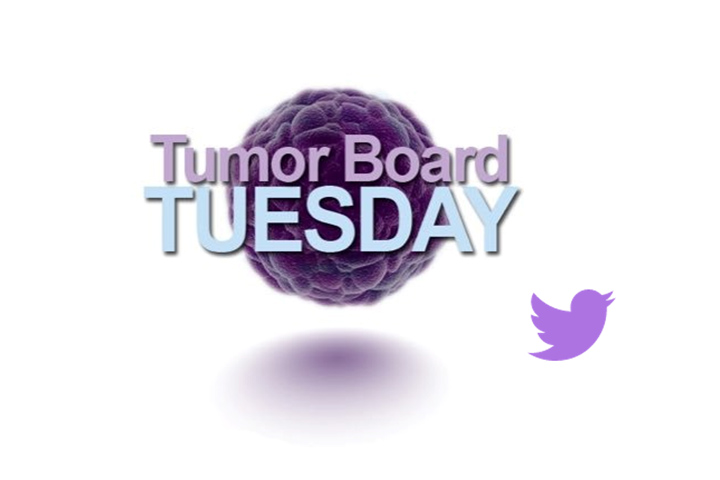 Tumor Board Tuesday logo and Twitter icon