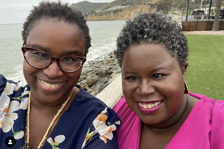 Long-term survivor Randi Ervin and her sister