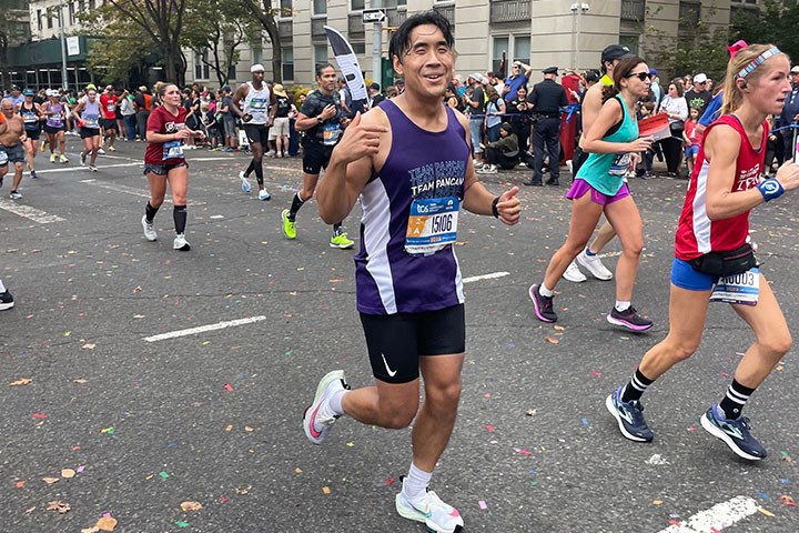 NY Marathon runner Nicholas Pan
