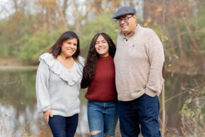 marathon runner Maria Marrero and family