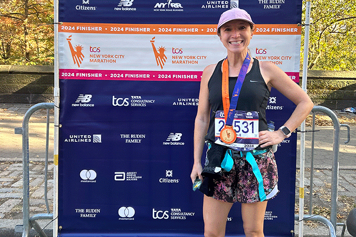 Marathon runner Jill Heath