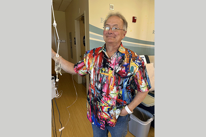 Pancreatic cancer patient Mike Duffy